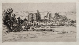 Kidwelly Castle av Francis Seymour Haden