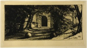 Mytton Hall av Francis Seymour Haden