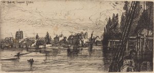 Old Chelsea (Old Chelsea Church) av Francis Seymour Haden
