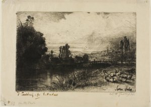 På testen av Francis Seymour Haden