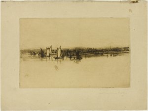 Overfor The Inn, Purfleet av Francis Seymour Haden