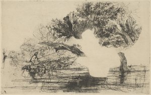 Penton Hook, 1864., 1864. av Francis Seymour Haden
