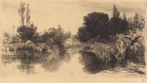 Shere Mill Pond (den større platen) av Francis Seymour Haden