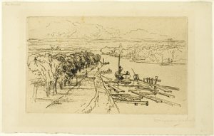 Amstel, nr. II av Francis Seymour Haden