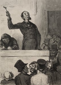 Auksjonsrommet: Auksjonarius av Francis Seymour Haden
