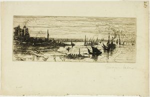 The Inn, Purfleet av Francis Seymour Haden