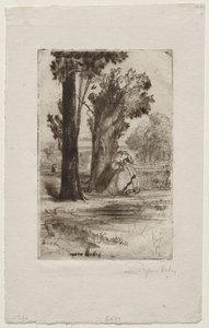 Prestegård på Sonning av Francis Seymour Haden