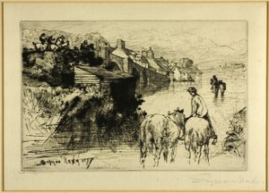 Wareham Bridge av Francis Seymour Haden