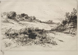 Windmill Hill, nr. 1 av Francis Seymour Haden