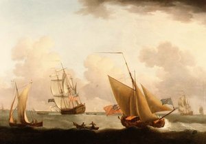 Frakt utenfor den nederlandske kysten av Francis Swaine