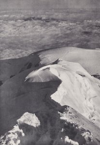Range of Mont Blanc: The Summit Ridge of Mont Blanc (s/hv-bilde)