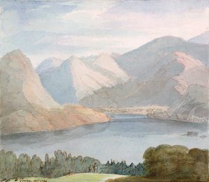 Ullswater fra Gowbarrow Park av Francis Towne