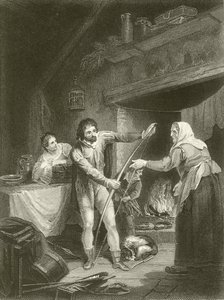 Alfred i Neatherd's Cottage av Francis Wheatley