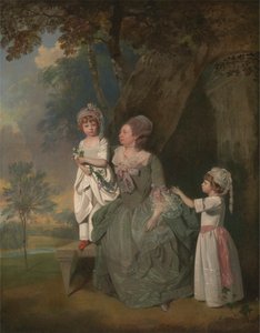Mrs. Barclay og hennes barn av Francis Wheatley