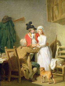 Soldatens retur av Francis Wheatley