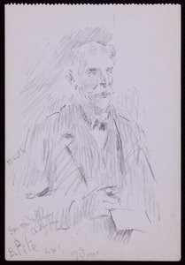 Portrett av en Beresford Pite av Francis Wilfred Lawson