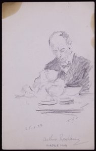 Portrett av Arthur Rackham av Francis Wilfred Lawson