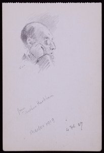 Portrett av Arthur Rackham av Francis Wilfred Lawson