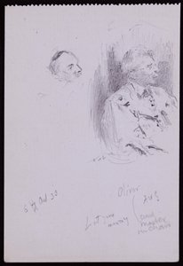 Portrett av Basil Oliver av Francis Wilfred Lawson