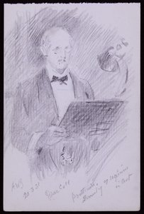 Portrett av DS MacColl av Francis Wilfred Lawson