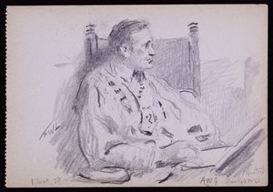 Portrett av Ernest Jackson av Francis Wilfred Lawson