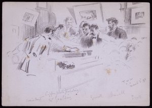 Portrett av F. Demonstrasjon Goulding av Francis Wilfred Lawson