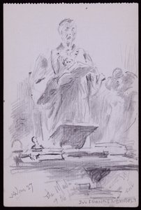 Portrett av Francis Newbolt av Francis Wilfred Lawson
