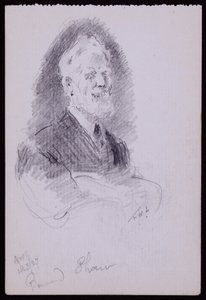 Portrett av George Bernard Shaw av Francis Wilfred Lawson