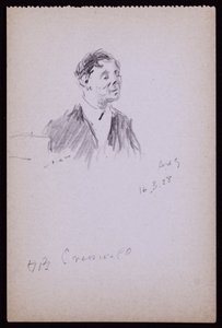 Portrett av HB Cresswell av Francis Wilfred Lawson