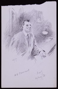 Portrett av HB Cresswell av Francis Wilfred Lawson