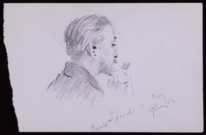 Portrett av Harold Speed av Francis Wilfred Lawson