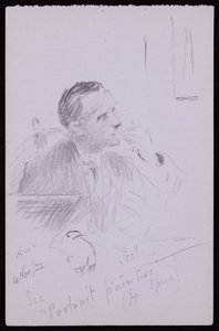 Portrett av Harold Speed av Francis Wilfred Lawson