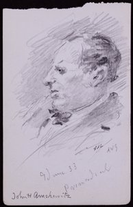 Portrett av John Amshewitz av Francis Wilfred Lawson