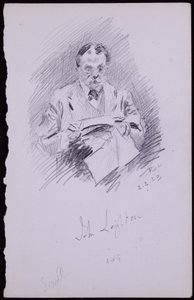 Portrett av John Leighton av Francis Wilfred Lawson