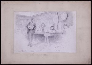 Portrett av Karl Krall av Francis Wilfred Lawson