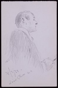 Portrett av Laird Clowes av Francis Wilfred Lawson