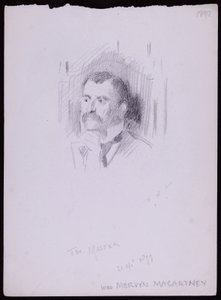 Portrett av Mervyn Macartney av Francis Wilfred Lawson