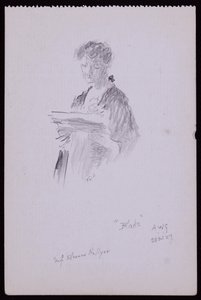 Portrett av frøken Eleanor Hellyer av Francis Wilfred Lawson
