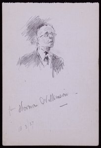 Portrett av Norman Wilkinson av Francis Wilfred Lawson