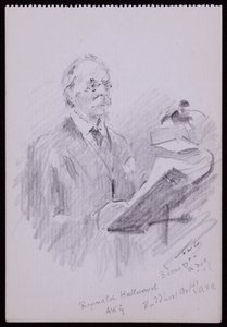 Portrett av Reginald Hallward av Francis Wilfred Lawson
