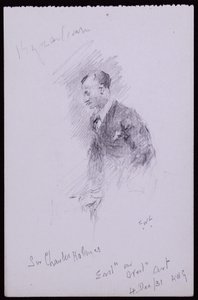 Portrett av Sir Charles Holmes av Francis Wilfred Lawson