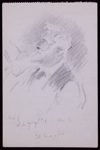 Portrett av WL Wyllie av Francis Wilfred Lawson