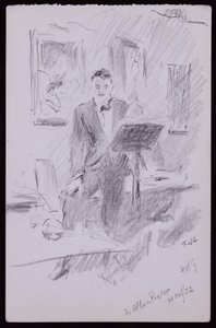Portrett av W Allan Pictor av Francis Wilfred Lawson