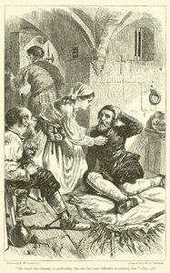 Hun opplevde at han sov så dypt at hun hadde vanskeligheter med å vekke ham av Francis Wilfred Lawson