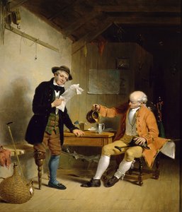 Commodore Trunnion og Jack Hatchway, ca. 1839 (olje på lerret)