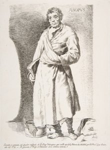 Aesop Aesopus, fra Etsninger etter Velazquez, 1778. av Francisco de Goya