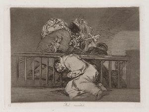 Som? sucedi? (This is How It Happened), Plate 47 fra Los desastres de la guerra (Krigens katastrofer) av Francisco de Goya