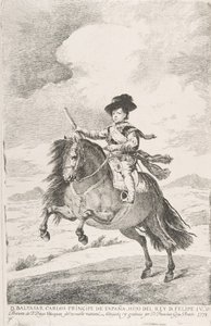 Baltasar Carlos, prins av Spania og sønn av Philip IV D. Baltasar Carlos Principe de Espa..., 1778. av Francisco de Goya