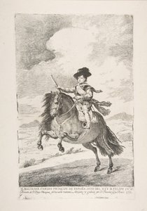 Balthasar Carlos, prins av Spania og sønn av Philip IV D. Baltasar Carlos Principe de Esp..., 1778. av Francisco de Goya