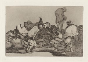 Disparate de carnaval (Carnival Folly), også kjent som Alegrias antrojo, que ma?ana seras ash (Rejoice, Carnival, for Tomorrow You Will Be Ashes), fra serien Los disparates (Los proverbios) av Francisco de Goya